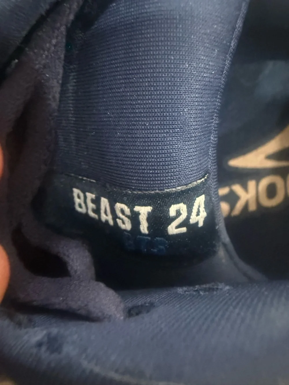 Brooks Navy and White Men's Athletic Beast 24